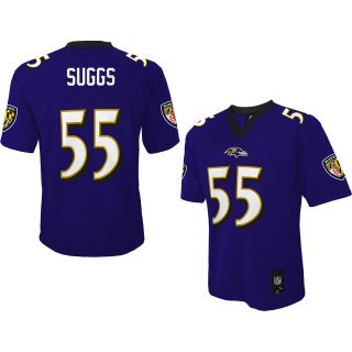 NFL Team Apparel Youth Baltimore Ravens Terrell Suggs Fashion Performance Name