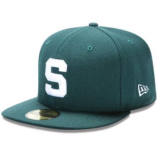 NEW ERA Mens Michigan State Spartans Authentic Collection 59FIFTY Fitted Cap  
