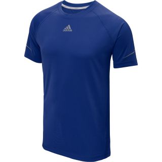 adidas Mens Climacool Run Short Sleeve T Shirt   Size: Xl, Night Blue