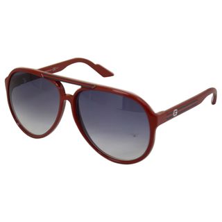 Gucci Unisex 1627/s Red Plastic Aviator Sunglasses