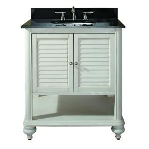 Avanity Tropica 30 in. W x 21 in. D x 34 in. H Vanity Cabinet Only in Weathered White TROPICA V30 AW