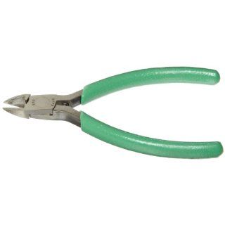 Xcelite MS549JV Tapered Head Diagonal Cutter, Diagonal, Flush Jaw, 4" Length, 15/32" Jaw length, Green Cushion Grip, Carded: Industrial & Scientific