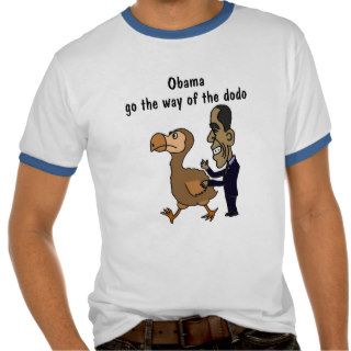 AD  Funny Anti Obama Dodo Bird Shirt