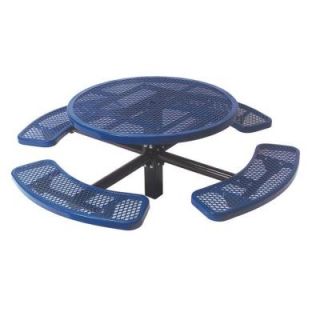 Ultra Play 46 in. Diamond Blue Commercial Park Round Table in Ground PBK338S RDVB