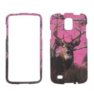 Pink Buck Deer Hunting Camo Mossy Oak Samsung Galaxy S4 Active / I9295 / Sgh i537 Skin Hard Case/cover/faceplate/snap On/housing/protector Cell Phones & Accessories