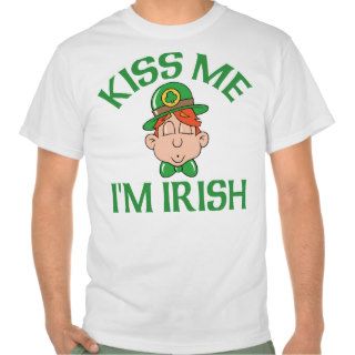 Kiss Me I'm Irish T shirt