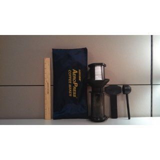 AeroPress Coffee and Espresso Maker with zippered nylon tote bag with bonus 350 Micro Filters: Kitchen & Dining