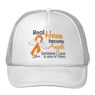 Heroes Become Angels Leukemia Hat
