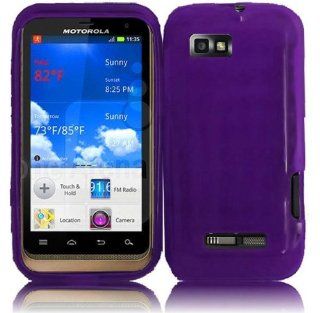 Motorola Defy XT XT556 ( US Cellular , Straight Talk ) Phone Case Accessory Sensational Purple TPU Skin Cover with Free Gift Aplus Pouch: Cell Phones & Accessories