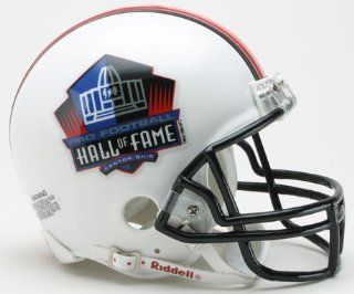 Pro Football Hall of Fame HOF Logo Riddell Mini Football Helmet : Sports Related Collectible Full Sized Helmets : Sports & Outdoors