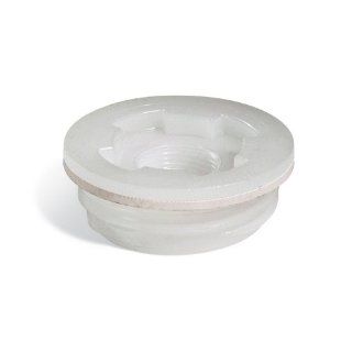 New Pig DRM543 Poly Buttress Drum Bung, White (Box of 10): Drum And Pail Lids: Industrial & Scientific