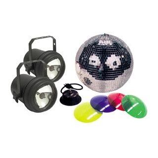 American Dj M 502L 12 Inch Mirror Ball Package With 2 Pinspots: Musical Instruments