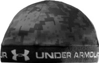 UNDER ARMOUR Men's Battle Skull Cap, Black, Large : Clothing
