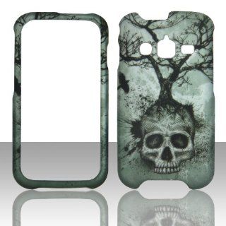 2D Skull Tree Samsung Galaxy Rugby Pro i547 AT&T Case Cover Hard Phone Case Snap on Cover Hard Shell Protector Cover Phone Hard Case Cell Phones & Accessories