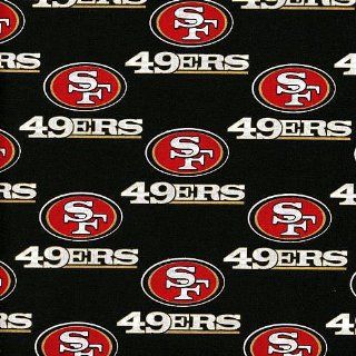 NFL San Francisco 49ers Cotton Print Fabric  Sports Fan Home Decor  Sports & Outdoors