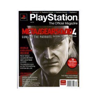 Playstation The Official Magazine; (July 2008) Metal Gear Solid 4 (Guns of the Patriots; World Exclusive Review; PS3 Shooter; Silent Hill; SOCOM, Red Faction; Mercenaries 2) Playstation Books