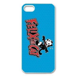 Custom Felix The Cat Personalized Cover Case for iPhone 5 5S LS 549 Cell Phones & Accessories