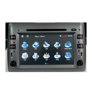 Chilin Car DVD for (2005 2011) Fiat Stilo High Inch Touchscreen Double DIN Car DVD Player & In Dash GPS Navigation System : In Dash Vehicle Gps Units : GPS & Navigation