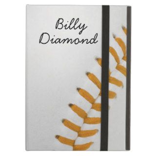 Baseball Fan tastic_Color Laces_og_bk_personalized iPad Cover