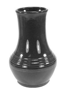 Fiesta Black 565 7 1/2 Inch Royalty Vase: Decorative Vases: Kitchen & Dining