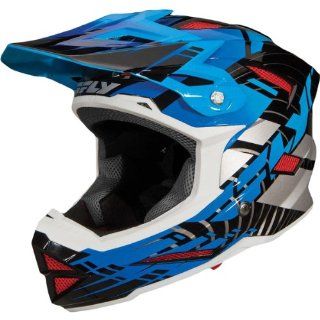 Fly Racing Default Adult Full Face Bike Race BMX Helmet   Black/Blue / X Large: Automotive