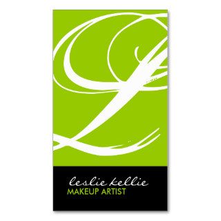 Stylish Monogram Business Card   CO