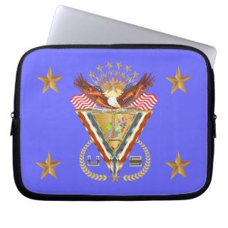 Patriotic or Veteran View Artist Comments Below Laptop Computer Sleeves