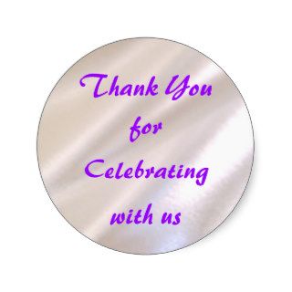 Thank You for Celebrating with us   Stickers
