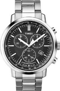 Timex Chronograph Black Dial Men's watch #T2N557: Watches