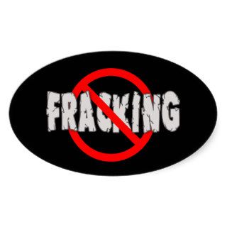 NO FRACKING End Fracking Sticker
