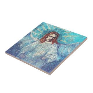 Van Gogh Angel (F624) Half Figure(after Rembrandt) Ceramic Tiles