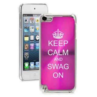 Apple iPod Touch 5th Generation Hot Pink 5B573 hard back case cover Keep Calm and Swag On: Cell Phones & Accessories