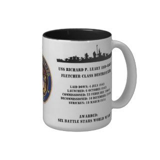 USS Richard P. Leary (DD 664) Coffee Mug