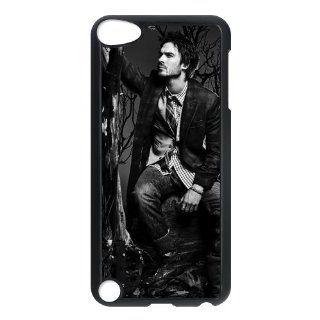 Ian Somerhalder iPod Touch 5th Generation/5th Gen/5G/5 Case Black and White: Cell Phones & Accessories