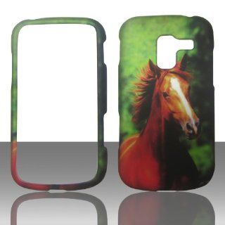 2D Green Horse Samsung Galaxy Exhilarate I577 at&t Case Cover Phone Snap on Cover Case Protector Faceplates: Cell Phones & Accessories