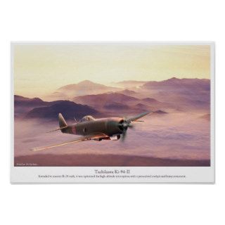 Aviation Art Poster "Tachikawa　Ki 94 II”