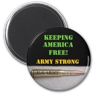 engraved 50 cal army son bullet fridge Magnet  bmg