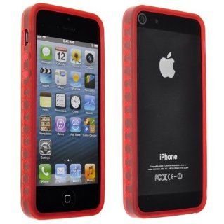 BestDealUSA Red Thin TPU Bumper Frame Silicone Skin Case For iPhone 5 5G 5th Gen: Cell Phones & Accessories