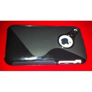 OKEBA Black RUBBER TPU GEL HARD CASE SKIN COVER FOR APPLE IPHONE 3G 3GS 8GB 16GB: Cell Phones & Accessories