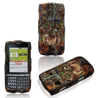 2D Camo Triple Deer Samsung Replenish M580 Boost Mobile , Sprint Case Cover Hard Phone Case Snap on Cover Rubberized Touch Faceplates: Cell Phones & Accessories