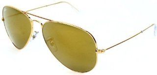 Ray Ban RB3025 Aviator Sunglasses W3276 Gold (Gold Mirror Lens) 58mm Sport, Fitness, Training, Health, Exercise Gear, Shape UP Clothing