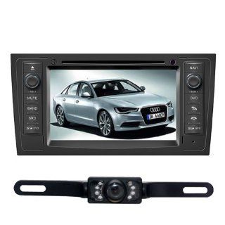 Tyso For AUDI A6 (1998 2004) 7" in dash CAR DVD Player GPS Navigation System Rear Camera Radio Ipod Bluetooth Free Map CD7902R : In Dash Vehicle Gps Units : GPS & Navigation