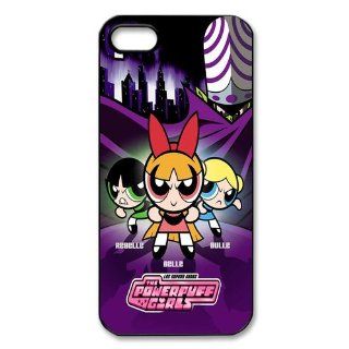 Mystic Zone Personalized Powerpuff Girls iPhone 5 Case for iPhone 5 Cover Cartoon Fits Case WSQ0460: Cell Phones & Accessories