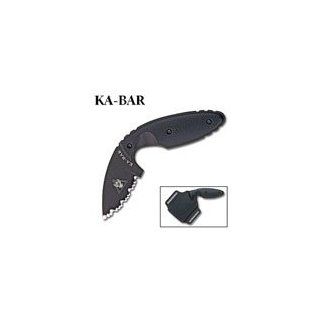 Ka Bar Original TDI Law Enforcement Serrated Knife  Hunting Knives  Sports & Outdoors