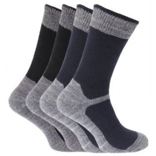 Mens Heavy Weight Reinforced Toe Work Boot Socks (Pack Of 4) Clothing