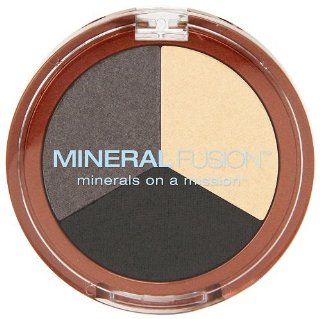 Mineral Fusion Natural Brands Eye Shadow Trio, Sultry, 0.10 Ounce : Phthalate Free Makeup : Beauty