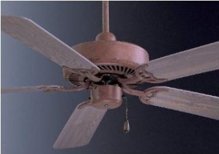 Minka Aire F567 RC Cumberland 5 Blade Ceiling Fan in Rustic Copper    