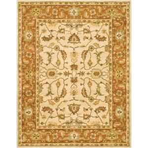 Safavieh Heritage Beige and Rust 7 ft. 6 in. x 9 ft. 6 in. Area Rug HG251A 8