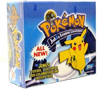Topps Pokemon Trading Cards Johto League Champions Booster Box 24 Packs: Toys & Games