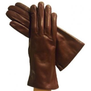Women's Italian Leather Gloves Lined in Cashmere in Many Colors. "Simple" By Solo Classe at  Womens Clothing store
